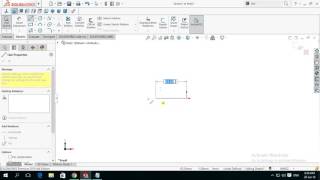 SolidWorks Tutorial Enable Auto Dimensions on Sketches [upl. by Odlanyer918]