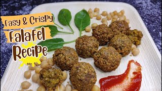 QuickEasy and Crispy Homemade Falafel Recipe  Easy Falafel Recipe  How to make Falafel at home [upl. by Row]