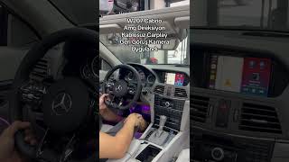 W207 cabrio Amg Direksiyon İnterface Carplay uygulamamız [upl. by Imerej]