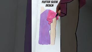 new flutter sleeve designyoutubeshortsshortssleeves designersleeveshighlightsytviral [upl. by Ratep]