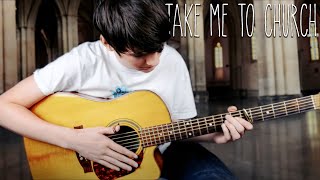 Take Me to Church by Hozier played on Acoustic Guitar [upl. by Armalda]