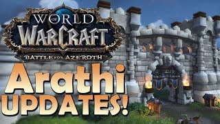 Arathi Highlands Zone Updates After Warfronts  Battle for Azeroth [upl. by Eedissac144]