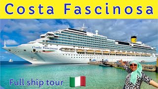 COSTA FASCINOSA 2024  VISITA COMPLETA del crucero y su interior  Full Cruise ship Tour 🇮🇹 [upl. by Gussie176]