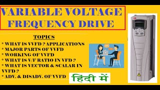 VARIABLE VOLTAGE FREQUENCY DRIVE  COMPLETE DETAILS  HINDI VIDEO [upl. by Airdnat642]