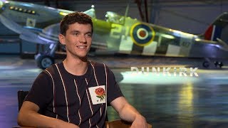 Fionn Whitehead Talks About His DUNKIRK Audition Process [upl. by Yzzo888]