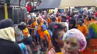 Jouvert Morning StThomas Carnival 2016 Pt2 [upl. by Nnoj71]