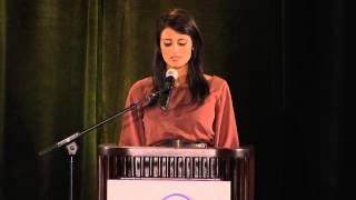 2014 ATHENA Young Professional Award Recipient Amelia Papapetropoulos Acceptance Speech [upl. by Etennaej]