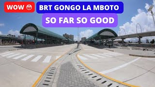 Dar es salaam BRT Project Phase 3 Gongo la mboto to City center construction update [upl. by Eniamrahc]