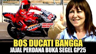 BANJIR PUJIAN  BOS GRESINI BANGGA MARC MARQUEZ PERCEPAT BUKA SEGEL GP25 PERDANA BERSERAGAM MERAH [upl. by Vial]