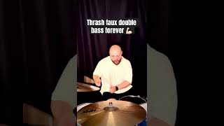 I think of “Red War” by Probot when I play the thrash faux double bass drum groove [upl. by Lelah]