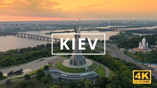 Kiev Ukraine 🇺🇦  4K Drone Footage [upl. by Atilrep]