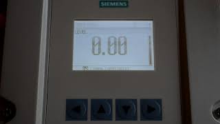 Siemens HydroRanger 200 HMI  Setting the Span Empty and Blanking Setpoints [upl. by Bozuwa]