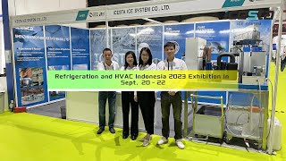 ICESTA successfully participated in the Largest Refrigeration and HVAC Indonesia 2023 Exhibition [upl. by Atyekram]