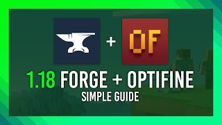 Install Optifine in Forge Minecraft 118 OptiFine  Forge [upl. by Vickie]