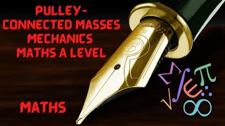 Pulley Questions ExplainedMechanics Maths A Level 2 masses hanging from pulley [upl. by Acinemod]