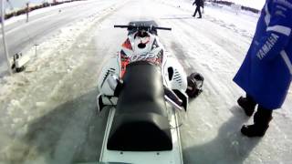 Take a ride on a OSP outlaw Turbo Snowmobile 446  156mph [upl. by Alonso]