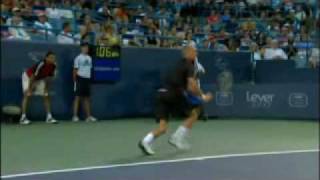 Nikolay Davydenko  Backhand Down the Line [upl. by Duma]