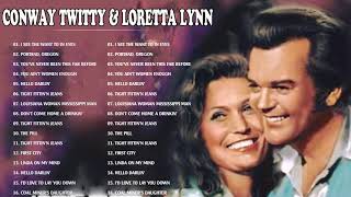 Conway Twitty and Loretta Lynn Greatest Hits Full Album  Best Songs Conway Twitty Loretta Lynn [upl. by Noicpesnoc227]