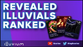 All revealed Illuvials in Illuvium with Tier List  NFT Crypto Game [upl. by Zarihs371]