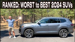 Ranking the Worst to Best 2024 Midsize SUVs [upl. by Berthoud]