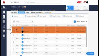 Calculate Payroll changes at once  Kredily [upl. by Anaert400]