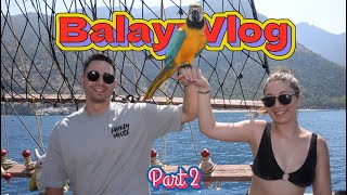 BALAYI VLOG 🌞🧡 PART 2 Fethiye Tekne turu Kayaköy Afkule manastırı [upl. by Ahsiret]