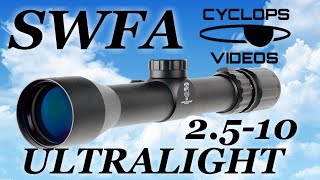 SWFA SS 2510X32 Ultralight Rifle Scope [upl. by Nelyaw]