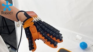 RoboCT Rehabilitation Training Robot Gloves [upl. by Attenauqa547]