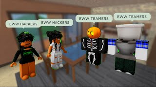 Teamers vs exploiter  Roblox  MM2 [upl. by Ma976]