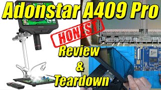 Andonstar AD409 Pro Digital Microscope  HONEST Review  Teardown [upl. by Eiduj]