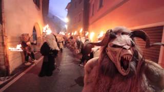 Krampuslauf Graz 2015 in voller Länge 悪魔 町に Graz オーストリア [upl. by Leverick27]