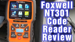 How To Use Foxwell NT301 OBD2 Code Reader  Check Engine Light [upl. by Rosella]