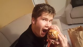 Doubleswee Food Reviews 3  Arbys Meat Mountain Feature Length Review [upl. by Desdamona]