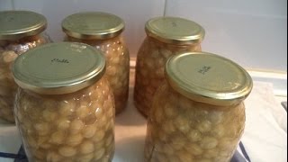 CONSERVA DE GARBANZOS  Recetas de Cocina [upl. by Eldnek]