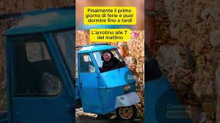 Finalmente il primo giorno di ferie e puoi dormire fino a tardi techtitan viralvideo funnyvideo [upl. by Paza]