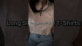 Long sleeves polo t shirt fashion [upl. by Ahsaret]