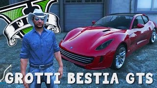 GTA 5 Online XboxOne  Tunagem Grotti Bestia GTS Novo Esportivo DLC A Beira da Lei [upl. by Einnaffit]