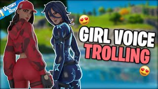 GIRL VOICE TROLLING THE THIRSTIEST GIRL EVER 🤤 [upl. by Shepard]