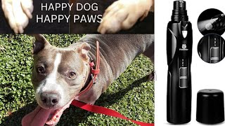 How to TRIM Your Dogs NailsProfessional Pet Nail Grinder for 999 Amazon [upl. by Enohpesrep]