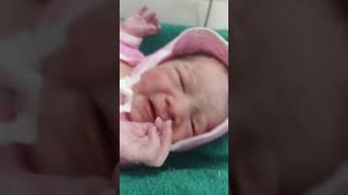 baby cry 😢 baby cutebaby cute newborn babygirl ytshorts [upl. by Prem]