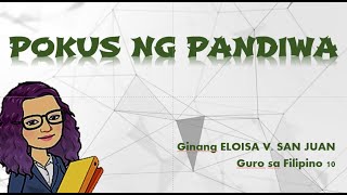 POKUS NG PANDIWA blessings Filipno10 teachervlogger [upl. by Lissa]