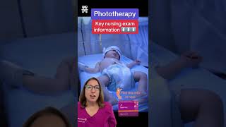 Phototherapy Pediatric Nursing SHORT  LevelUpRN [upl. by Aiclef]