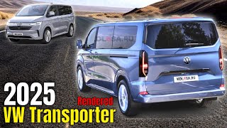 New 2025 Volkswagen Transporter T7 Rendered [upl. by Yuri]