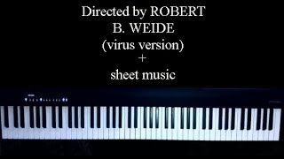 Directed by ROBERT B WEIDEvirus version  SHEET MUSIC [upl. by Ailaroc582]