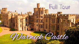 Warwick Castle A Full Tour of this stunning medieval castle built in 1068 [upl. by Eirrek]