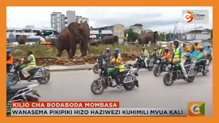 Wahudumu boda boda Mombasa watishia kurejesha pikipik zao za elektroniki kwa madai ya huduma duni [upl. by Varuag]