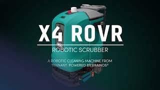 Tennant X4 ROVR Autonomous Scrubber Dryer [upl. by Emmerich95]