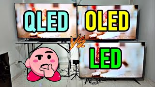 QLED vs OLED vs LED Diferencias y Similitudes  ¿Cuál es mejor [upl. by Nosliw718]