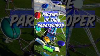 Packing up the Paratrooper Carnival Ride carnivalride [upl. by Oicnerual610]