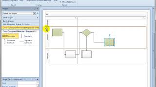 82 Using UI Enhancements for Crossfunctional Flowcharts in Visio 2010 [upl. by Greer]